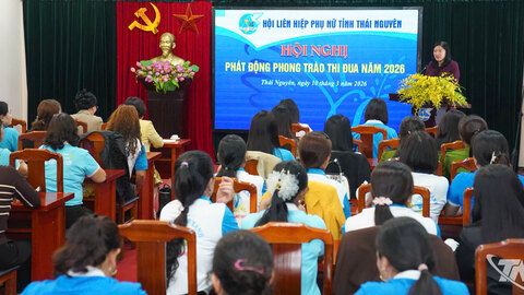 Hội LHPN tỉnh Thái Nguyên phát động phong trào thi đua năm 2026