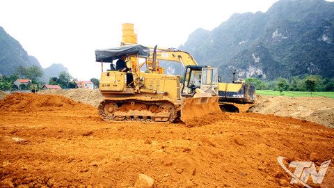 Đẩy nhanh tiến độ thi công đường kết nối ĐT.265 đi Yên Thế, Bắc Ninh