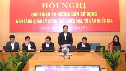 Dự kiến từ 1-3, Hà Nội sẽ xử lý đơn, thư trên môi trường số