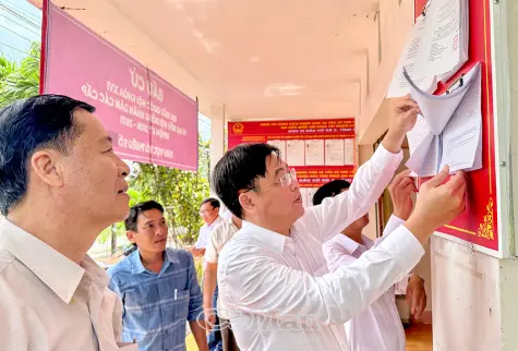 Chủ động từ cơ sở, bảo đảm thành công ngày bầu cử