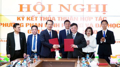 UBND phường Phan Đình Phùng và Đại học Thái Nguyên ký kết hợp tác toàn diện