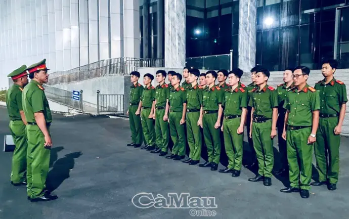 Công an Cà Mau quyết liệt bảo đảm an ninh bầu cử