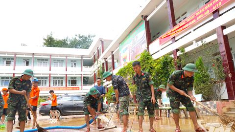 Thái Nguyên khẩn trương khắc phục thiệt hại do mưa lũ, sớm đưa học sinh trở lại trường