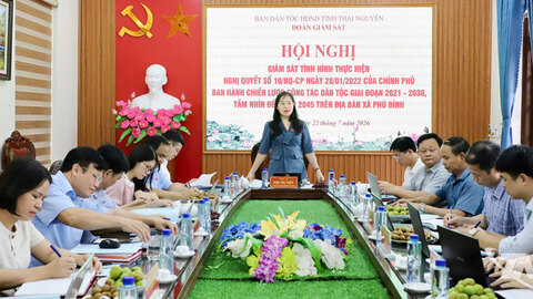 Giám sát việc thực hiện Chiến lược công tác dân tộc tại xã Phú Đình