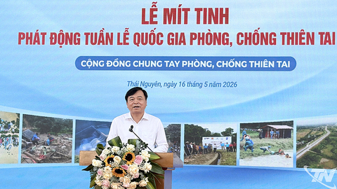 Phát động Tuần lễ Quốc gia phòng, chống thiên tai năm 2026