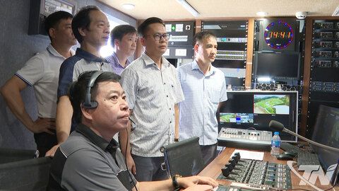 Sẵn sàng cho cầu truyền hình Lễ khánh thành, khởi công các dự án, công trình chào mừng Quốc khánh