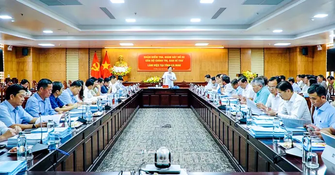 Đoàn Kiểm tra số 22 kiểm tra việc triển khai Nghị quyết 57 tại các sở, ngành