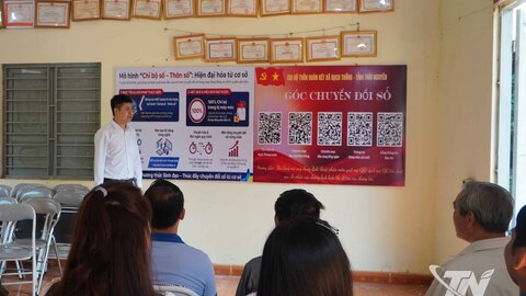 Bạch Thông đẩy mạnh chuyển đổi số từ chi bộ, thôn bản