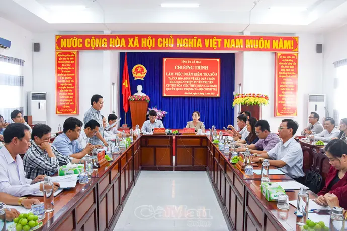 Kiểm tra việc thực hiện các Nghị quyết quan trọng của Bộ Chính trị
