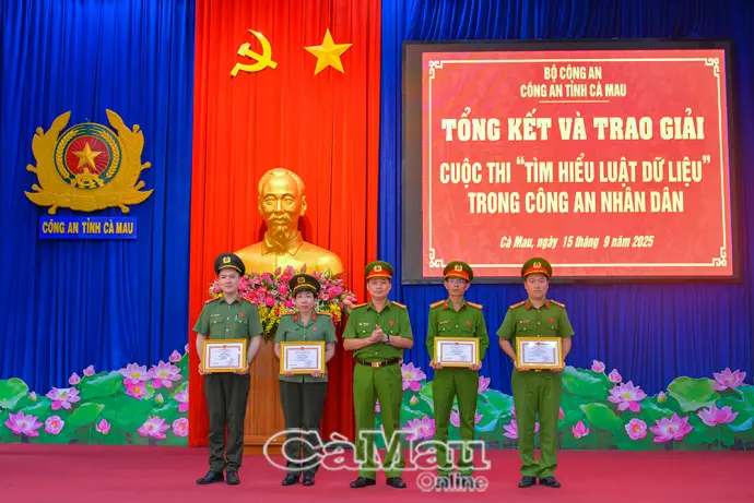 Tổng kết, trao giải Cuộc thi “Tìm hiểu Luật Dữ liệu trong Công an Nhân dân”