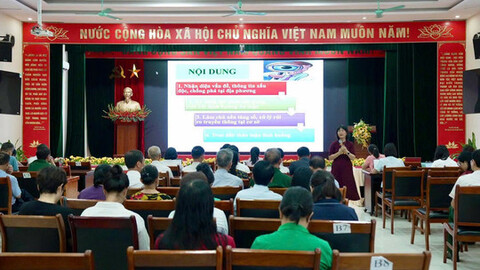 Xã Thiên Lộc bồi dưỡng nghiệp vụ công tác bảo vệ nền tảng tư tưởng của Đảng