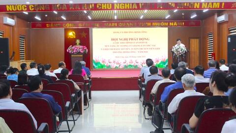 Phường Định Công phát động Cuộc thi chính luận và Hội thi báo cáo viên, tuyên truyền viên giỏi năm 2026