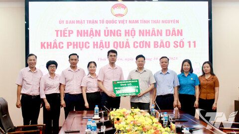 Gần 105 tỷ đồng ủng hộ Thái Nguyên khắc phục hậu quả lũ lụt