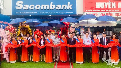 Sacombank: Khai trương Phòng giao dịch Phổ Yên