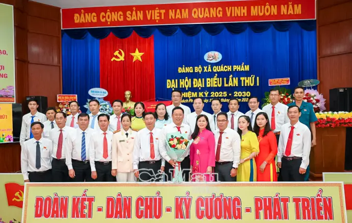 Đồng chí Nguyễn Ngọc Thuận giữ chức Bí thư Đảng uỷ xã Quách Phẩm 