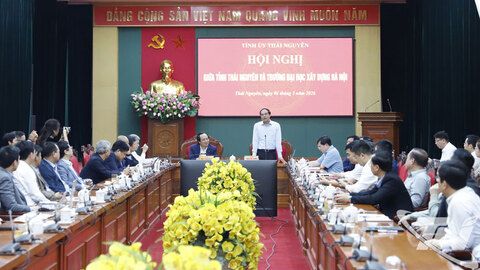 Thái Nguyên thúc đẩy hợp tác đào tạo và tư vấn quy hoạch với Trường Đại học Xây dựng Hà Nội