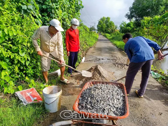 Khí thế thi đua sôi nổi từ những công trình ý nghĩa ở U Minh