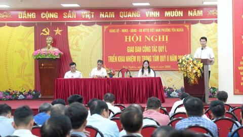 Phường Yên Nghĩa giữ vững đà phát triển, triển khai nhiệm vụ quý II-2026