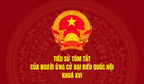 Tiểu sử tóm tắt và chương trình hành động của người ứng cử đại biểu Quốc hội khoá XVI trên địa bàn tỉnh Cà Mau (Đơn vị bầu cử số 2)