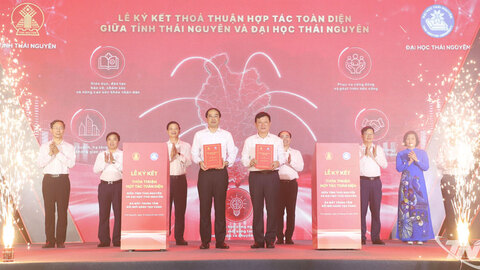 Hợp tác toàn diện giữa tỉnh Thái Nguyên và Đại học Thái Nguyên: Liên kết tri thức, kiến tạo động lực tăng trưởng mới