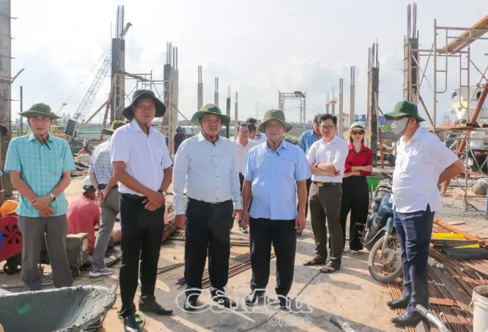 Phó Bí thư Thường trực Tỉnh uỷ Huỳnh Quốc Việt kiểm tra tiến độ các dự án trọng điểm
