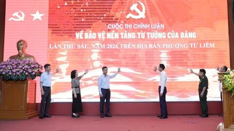 Phường Từ Liêm phát động Cuộc thi chính luận về bảo vệ nền tảng tư tưởng của Đảng