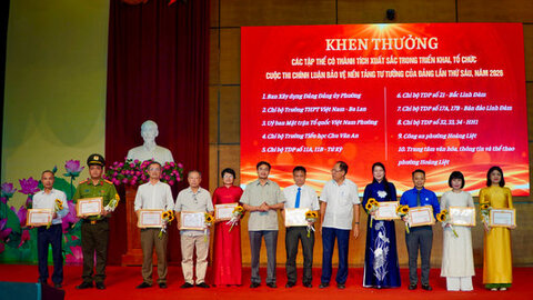 Phường Hoàng Liệt: Hơn 3.700 tác phẩm dự thi chính luận bảo vệ nền tảng tư tưởng của Đảng