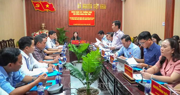HĐND tỉnh giám sát hoạt động của chính quyền cơ sở
