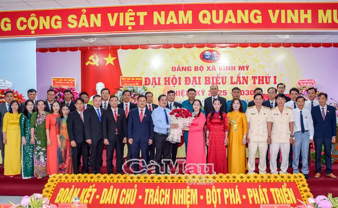 Quyết tâm xây dựng xã Vĩnh Mỹ phát triển toàn diện