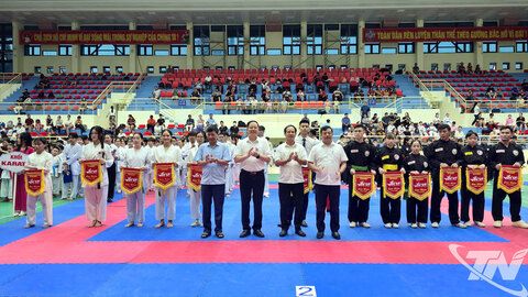 Khai mạc Giải các câu lạc bộ võ thuật tỉnh Thái Nguyên năm 2025