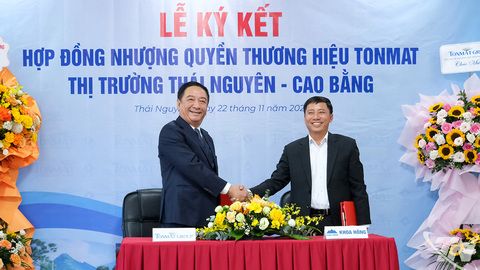 TONMAT nhượng quyền thương hiệu tại Thái Nguyên