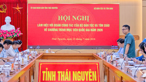Bộ Dân tộc và Tôn giáo kiểm tra việc thực hiện Chương trình mục tiêu quốc gia tại Thái Nguyên