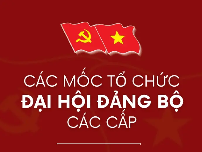 Lộ trình tổ chức Đại hội đảng bộ các cấp tiến tới Đại hội XIV của Đảng