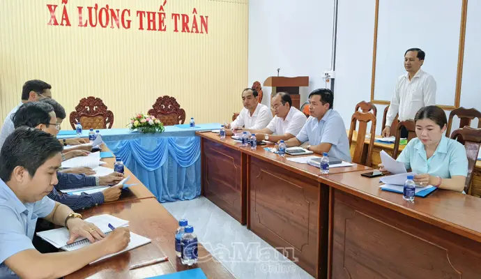 Khảo sát điều kiện thành lập phường tại Xã Trần Văn Thời và Xã Lương Thế Trân