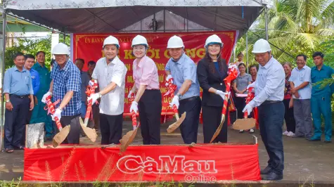 Xã Châu Thới nhiều công trình chào mừng Đại hội 