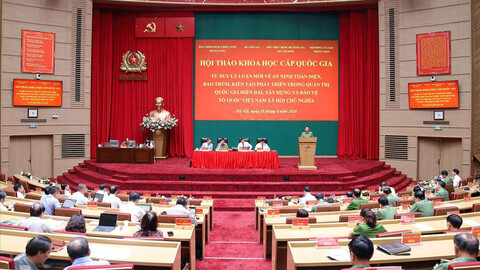 Tư duy mới về an ninh quốc gia toàn diện, bao trùm, kiến tạo phát triển