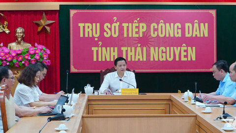Đồng chí Chủ tịch UBND tỉnh Thái Nguyên tiếp công dân định kỳ tháng 4