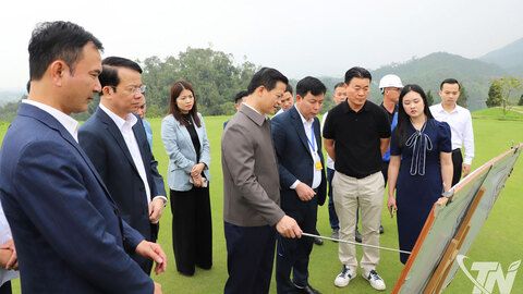 Chủ tịch UBND tỉnh Vương Quốc Tuấn kiểm tra, chỉ đạo triển khai dự án tại các xã Tân Cương, Thành Công