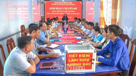 Lan tỏa việc học và làm theo Bác từ những việc làm thiết thực ở Phong Hiệp