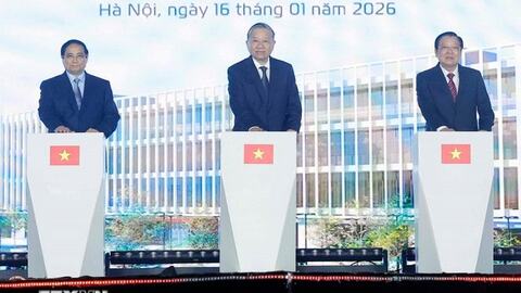 Tổng Bí thư Tô Lâm dự lễ khởi công Nhà máy chế tạo chip bán dẫn đầu tiên tại Việt Nam