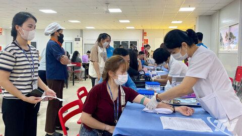 Ngày hội 'Giọt hồng công nhân lao động' năm 2025