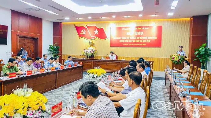 Công bố chuỗi sự kiện hưởng ứng Ngày Du lịch Thế giới 27/9