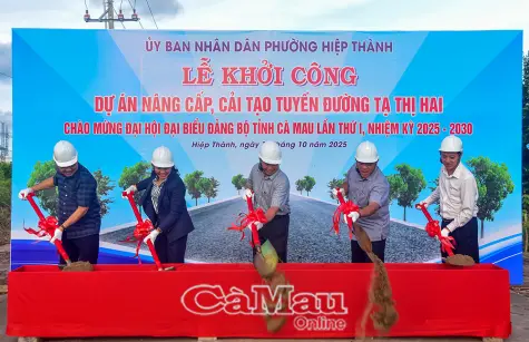Hiệp Thành khởi công dự án giao thông trọng điểm hơn 19 tỷ đồng