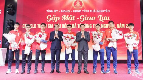 Gặp mặt các câu lạc bộ tham dự Giải bóng đá Tứ hùng - Thái Nguyên 2025