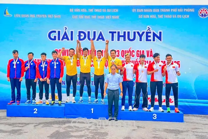 Đội Canoeing Cà Mau đoạt 10 huy chương quốc gia