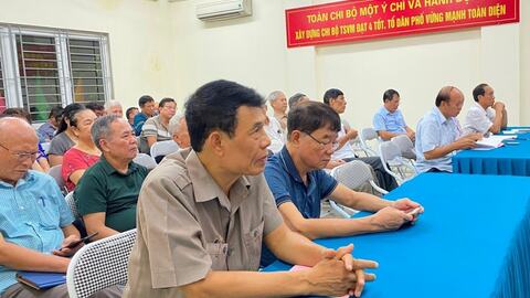 Hà Nội: Nhiều chi bộ triển khai sinh hoạt theo Chỉ thị số 50-CT/TƯ