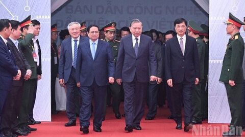 Tổng Bí thư Tô Lâm dự lễ khởi công Nhà máy chế tạo chip bán dẫn công nghệ cao