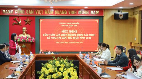Thái Nguyên: 48 cá nhân được lựa chọn xác minh kê khai tài sản, thu nhập