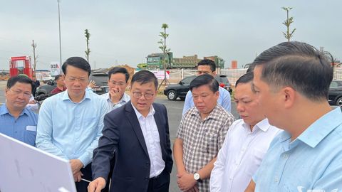 Kiểm tra tiến độ các khu công nghiệp trọng điểm phía Nam Thái Nguyên