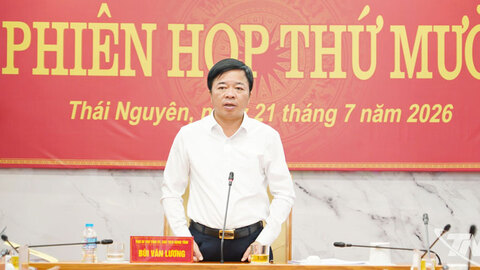 Thường trực HĐND tỉnh Thái Nguyên cho ý kiến vào nhiều nội dung công tác